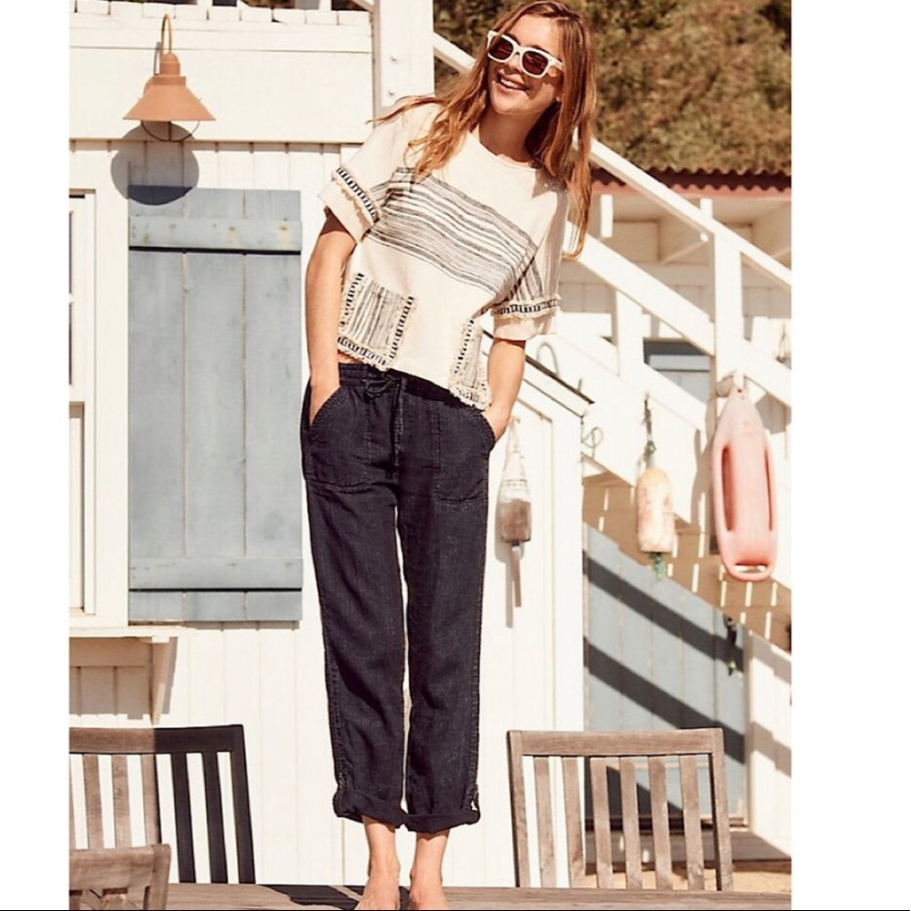 Eva Franco for Anthropologie Nantucket Striped Top